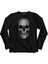 Kuru Kafa Skull Iskelet Skeleton Uzun Kollu Tişört Baskılı Çocuk T-Shirt 1