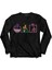 Squıd Game Red Green Lıght Kırmızı Yeşil Işık Uzun Kollu Tişört Baskılı Çocuk T-Shirt 1