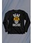 Dead Inside Smiley Skull Smile Gülen Surat Kurukafa Uzun Kollu Tişört Baskılı Çocuk T-Shirt 1