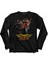 Aerosmith Walk This Way Steven Tyler Black On Black Uzun Kollu Tişört Baskılı Çocuk T-Shirt 1
