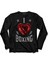 I Love Boxing Boks Ring Muhammed Alı Uzun Kollu Tişört Baskılı Çocuk T-Shirt 1