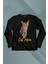 Cat Mom Kedi Mother Annesi Sevimli Masum Renkli Kedi Çizim Silüeti Uzun Kollu Tişört Baskılı Çocuk T-Shirt 1