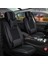fiat Siena Uyumlu Lüks Deri Oto Koltuk Kılıfı Ön/arka Set Elit Siyah-Beyaz 1