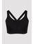 Siyah Cross Back Spor Sütyeni 1