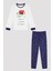 Kahve Erkek Çocuk Like Home Termal Pijama Takımı 1