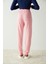 Pembe Çizgili Termal Pantolon Pijama Altı 2