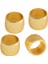 Qarına 329 Gold Peçete Yüzüğü 4'lü Set 2
