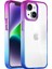 Buff iPhone 14 Air Bumper Rainbow Kılıf Pink Blue 1