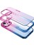 Buff iPhone 14 Air Bumper Rainbow Kılıf Pink Blue 2