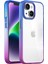 Buff iPhone 14 Air Bumper Rainbow Kılıf Blue Purple 1
