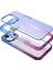 Buff iPhone 14 Air Bumper Rainbow Kılıf Blue Purple 2