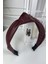 Deri Bandana Taç Bordo SBT1319 1