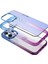 iPhone 14 Pro Max Air Bumper Rainbow Kılıf Blue Purple 2