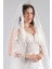 Gelin Duvağı Uzun Fransız Dantelli Kırıkbeyaz Gelin ve Nikah Duvağı Boyu 220 cm Eni 300 cm 3