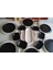 21 Parça Mat Siyah-Beyaz Stackable Kahvaltı Seti 1