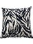 Zebra Desenli Siyah-Beyaz Kırlent Kılıfı 45CM*45CM 2