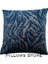 Zebra Desenli Lacivert Kırlent Kılıfı 45 Cm*45 cm 2