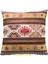Kilim Desenli Beyaz-Safran Kırlent Kılıfı 45 cm *45 cm 2