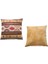 Kilim Desenli Beyaz-Safran Kırlent Kılıfı Seti - 2 Adet 45 Cm* 45 cm 1