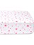 Lastikli Pembe Yıldızlı Fitted Bebek Çarşafı 70x150 2