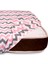 Fitted Pembe Zigzag Bebek Çarşafı 80x130 2