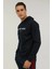 Kapüşonlu Slim Fit Lacivert Erkek Sweatshirt 2WSD10502PR 1