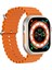 Watch 8 Ultra Turuncu Akıllı Saat Apple iPhone ve Android Tüm Telefonlara Uyumlu 3
