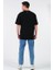 Oversize T-Shir Moon Siyah 3