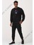 Cloudy Astronot Siyah Erkek Sweatshirt 3