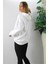 Üç Iplik Kapşonlu Sweat Beyaz - 2410.2022 4