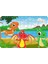 Bebek Dinozorlar 108 Parça Ahşap Çocuk Puzzle Yapboz 1