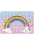 Sevimli Unicorn 54 Parça Ahşap Çocuk Puzzle Yapboz Model 5 1