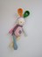 Rengarenk Uykucu Tavşan Uyku Arkadaşı Amigurumi Organik Oyuncak 1