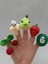 Meyve Figürlü Parmak Kuklaları Amigurumi Organik Oyuncak 3