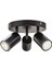 Mylights Modern Üçlü Metal LED Spot Günışığı Ampullü Hareketli Avize 3
