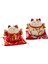 2x Maneki Neko Iyi Şanslar Cat Piggy Bank Süsleme Fortune Kawaii (Yurt Dışından) 1