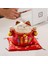 2x Maneki Neko Iyi Şanslar Cat Piggy Bank Süsleme Fortune Kawaii (Yurt Dışından) 3