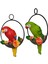 Metal Bahçe Heykeli Çim Süslemesi Üzerinde Yaşam Nakil Parrot Heykeli Levrek (Yurt Dışından) 1