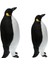 2xespial Tüylü Penguen Bahçe Heykeli Heykeli Veranda Havuz Kenarlığı Heykeli (Yurt Dışından) 1