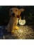 Güneş Lambası Köpek Heykel LED Hediye Sanat Yol Lambası Iç Mekan Arka Bahçe Veranda Çok Molor (Yurt Dışından) 4