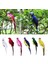 Doğa Için 2x Sadece Yeşil Parrot Masaüstü Süs Yapay Tüylü Kuş (Yurt Dışından) 5