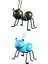 2x Ant Bahçe Dekor Metal Karınca Duvar Dekor Çit Bahçe Dekor (Yurt Dışından) 1