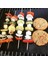 5 x Barbekü Paspasları Kolay Yeniden Kullanılabilir Barbekü Izgara Mat Bake Yapışmaz Izgara Mats Seti (Yurt Dışından) 5