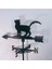 Weathervane Çatı Mounta Bahçe Yard Partisi Rüzgar Göstergesi Kit El Sanatları Rüzgar Kanat Kedi Şekli (Yurt Dışından) 3