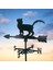 Weathervane Çatı Mounta Bahçe Yard Partisi Rüzgar Göstergesi Kit El Sanatları Rüzgar Kanat Kedi Şekli (Yurt Dışından) 5