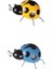 2 Mini Metal Ladybug Çit Askı Duvar Asılı Açık Bahçe DEKOR10CM (Yurt Dışından) 1