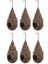 6x Su Damla Kuş Yuvası Damızlık Kutusu Çim Dokuma Kanarya Finch Budgie House (Yurt Dışından) 1