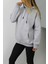 Üç Iplik Kapşonlu Sweat Gri - 2410.2022 1