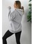 Üç Iplik Kapşonlu Sweat Gri - 2410.2022 4