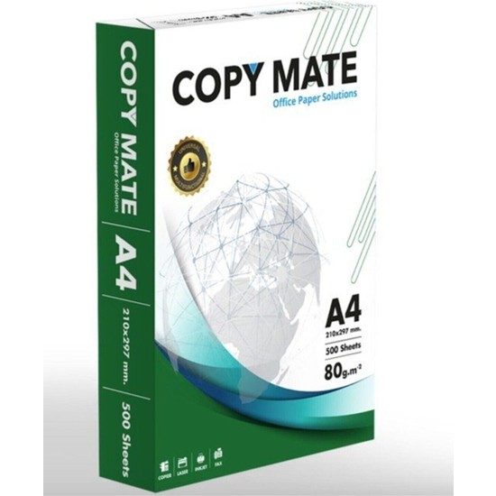Copy Mate A4 Fotokopi Kağıdı 1 Paket 500 Adet Kağıt